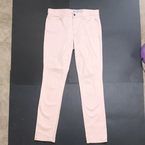 Gap women's size 6R light pink skinny-fit jeans